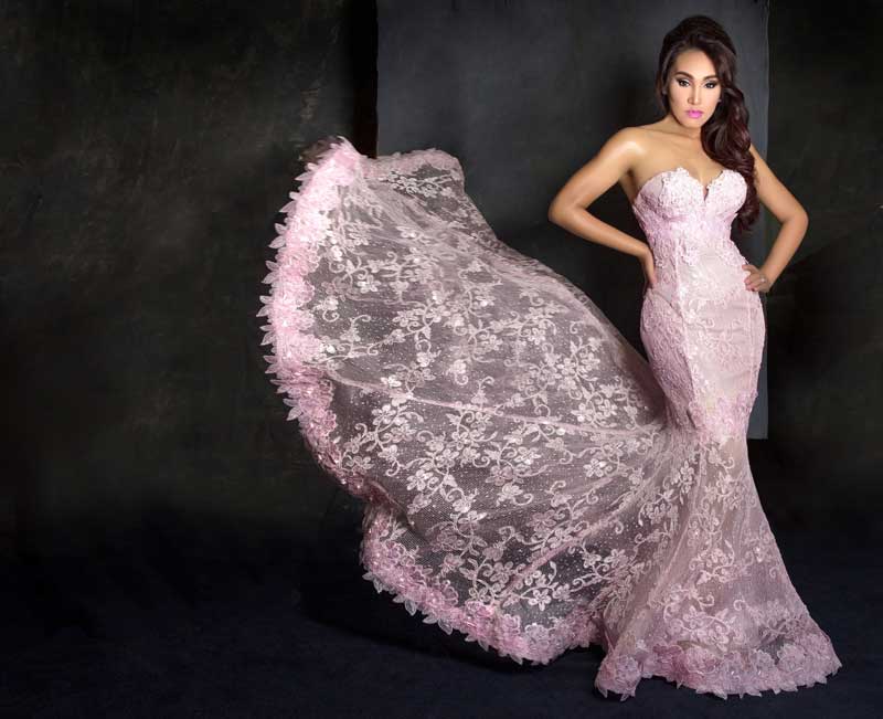 Cristina Pajara Clarke - Gown design by David Tupaz