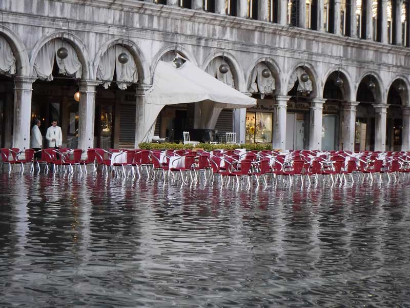 Flooding at San Marco (St. Mark’s) Square.