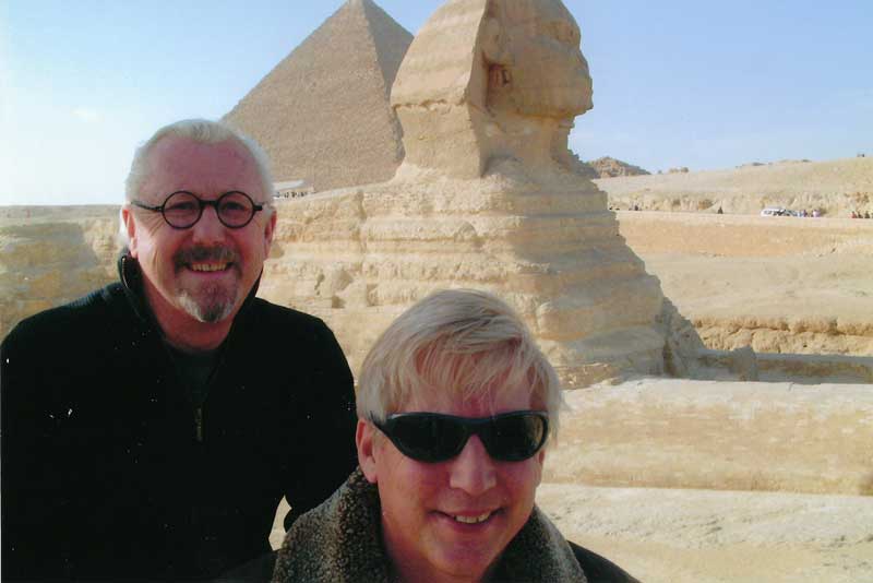 Richard and Graham at The Sphinx