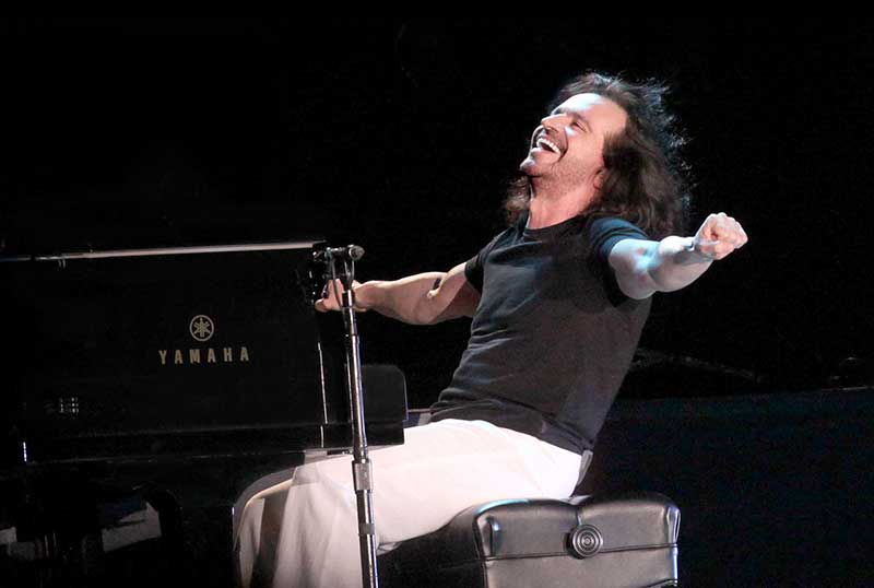 Yanni performs at The Smith Center. Photo courtesy of The Smith Center.