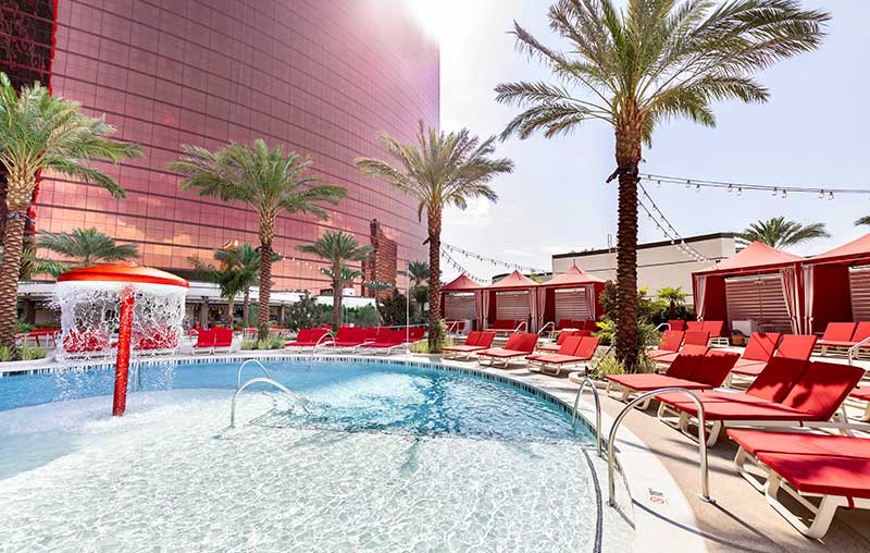 Cabana Pool at Resorts World Las Vegas, Photo by Megan Blair