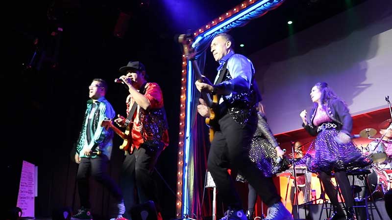 The Jets performing at the V Theater at Planet Hollywood, Las Vegas