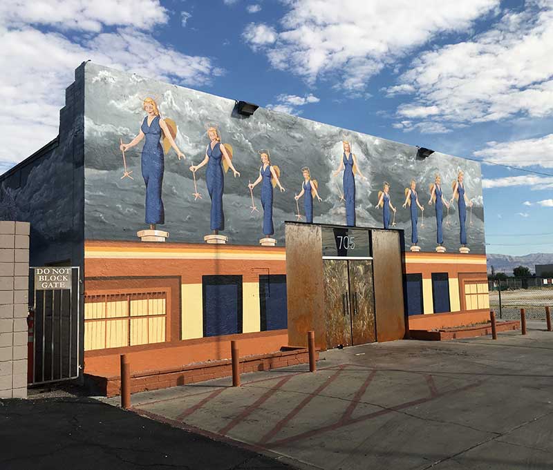 Mural Celebrating “Our Lady of Las Vegas.” Photo by Laura Henkel