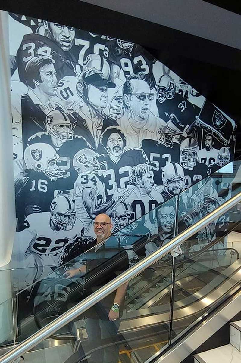 Raiders Mural