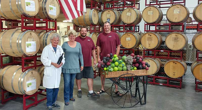 KJ Howe, Patty Peters, Chad Evans, Mike Schoenbaechler, the team at Grape Expectations.