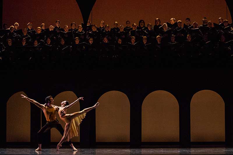 Principal Artists Beckanne Sisk, and Chase O'Connell in Nicolo Fonte's Carmina Burana