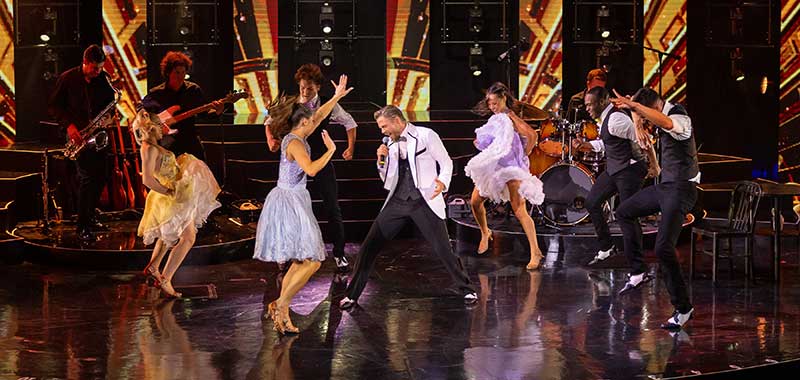 Derek Hough at the Venetian in No Limits