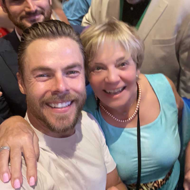 Derek Hough with Janice Marie Wilson