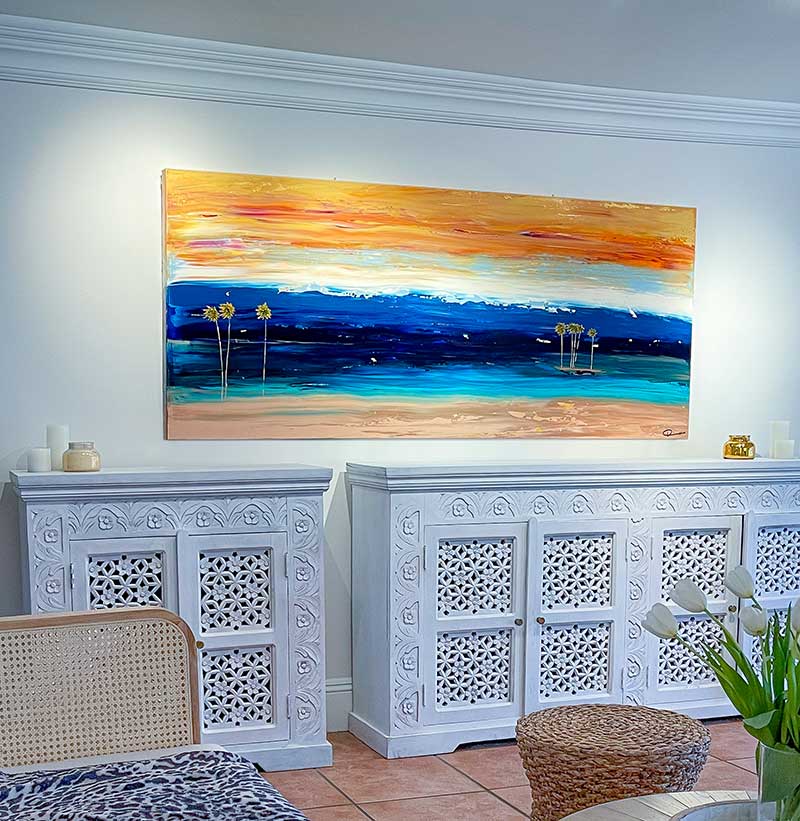 California Gold - Oil on Canvas 91 x 213 cm