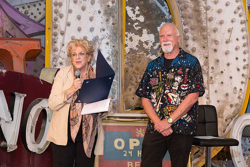 Mayor Goodman proclaims the 13th of October James Stanford Day in Las Vegas.