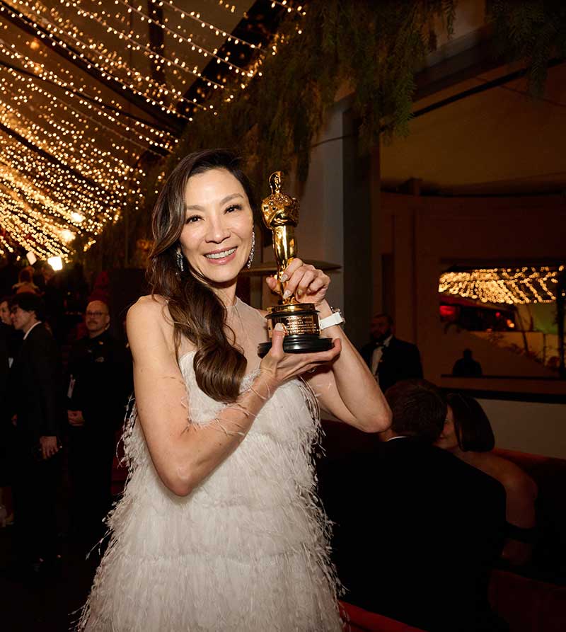 Oscar® winner Michelle Yeoh attends the Governors Ball following the live ABC telecast of the 95th Oscars®. Photo by Kyusung Gong.