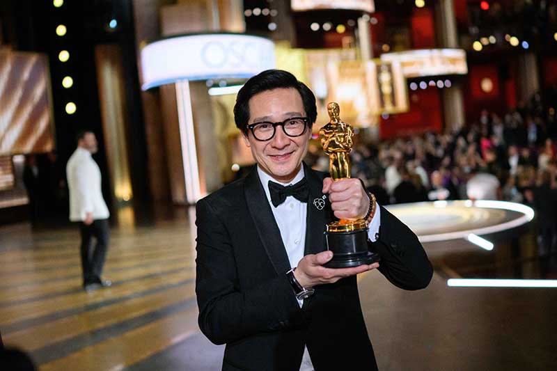 Ke Huy Quan at the 95th Oscars® on Sunday, March 12, 2023. Photo by Richard Harbaugh.