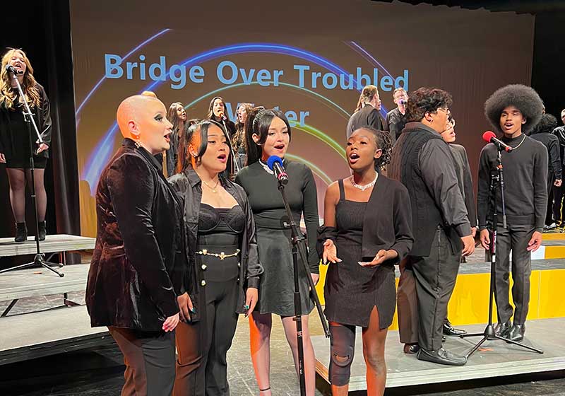 On-Stage and Contemporary Voices singers perform at LVA's Vegas City Limits Concert