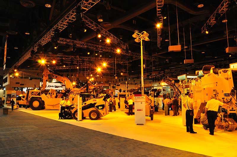Lighting designed by Axis deBruyn for the Caterpillar Mine Expo.