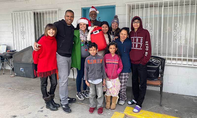 The holidays bring joy to families that are part of the CORE Program.