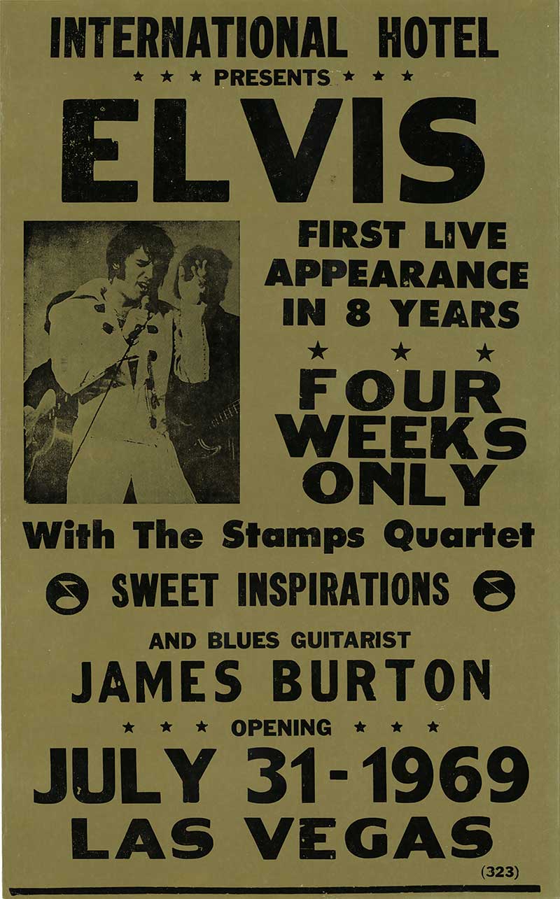 July 31 marks the 55th anniversary of Elvis Presley’s first of 636 consecutive sold-out shows inside the International Theater. Photo courtesy of Westgate Las Vegas Resort & Casino