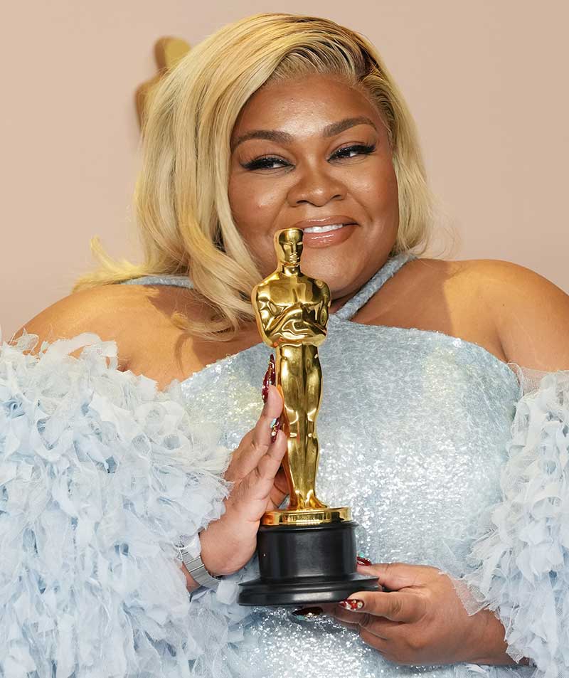 Da'Vine Joy Randolph, winner of the Best Supporting Actress award for “The Holdovers” pose in the press room at the The 96th Academy Awards held by the Academy of Motion Picture Arts and Sciences at the Dolby Theatre in Los Angeles, CA on Sunday, March 10, 2024. Photo by Sthanlee B. Mirador/Sipa USA.