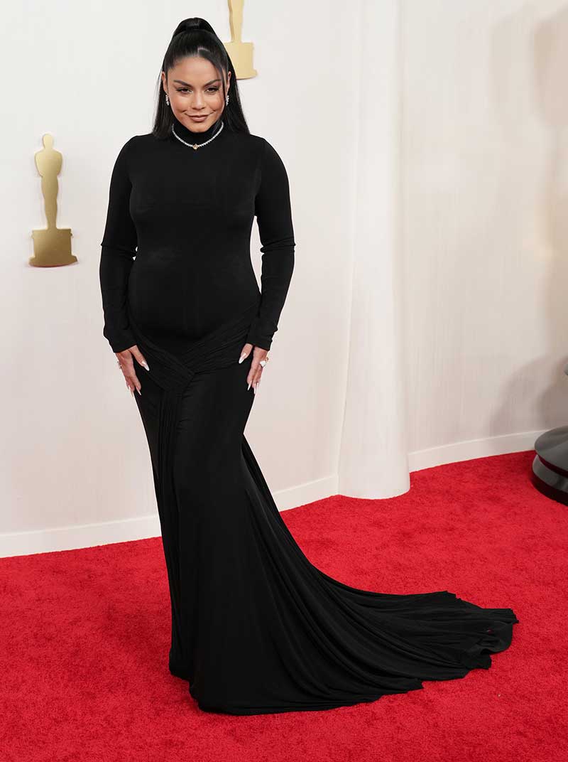 Vanessa Hudgens arrives on the red carpet for the live ABC telecast of the 96th Oscars® at the Dolby® Theatre at Ovation Hollywood on Sunday, March 10, 2024.