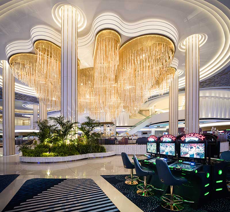 Photo of Fontainebleau Las Vegas' Bleau Bar by Mark Mediana courtesy of DREX Agency.