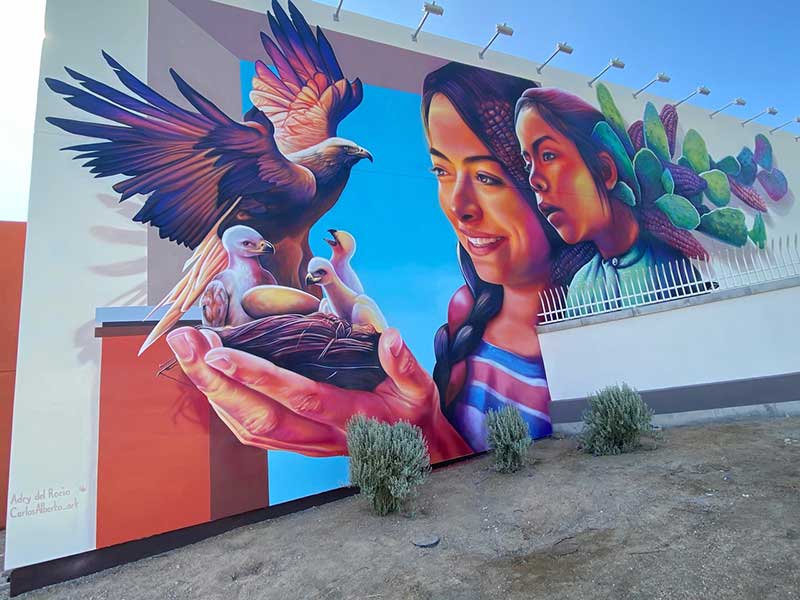 Photo of “Our Collective Strength Has No Boundaries” by Adry Del Rocio courtesy of the City of Las Vegas.