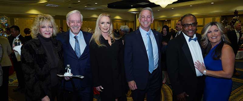 From Left: Susan Walters, Bill Walters, First Lady Donna Lombardo, Nevada Gov. Joe Lombardo, Jon Ponder, and Jamie Ponder