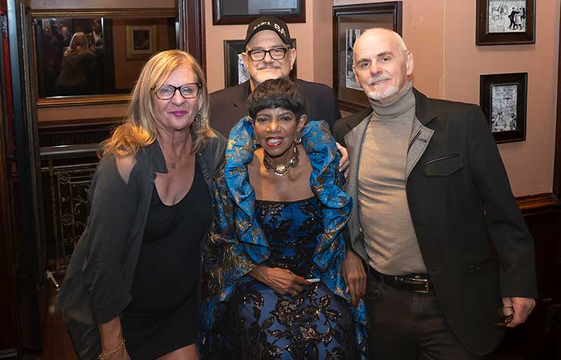 From Left: Sheryl Aronson, David Josef, Melba Moore, and Daniel Forrester, photo by Sasaphotos