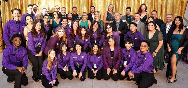 HCF-004 Students and board of directors of the Hospitality Charitable Foundation