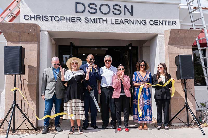 Linda-Smiht-002 Ribbon cutting ceremony for the DSOSN Christopher Smith Learning Center