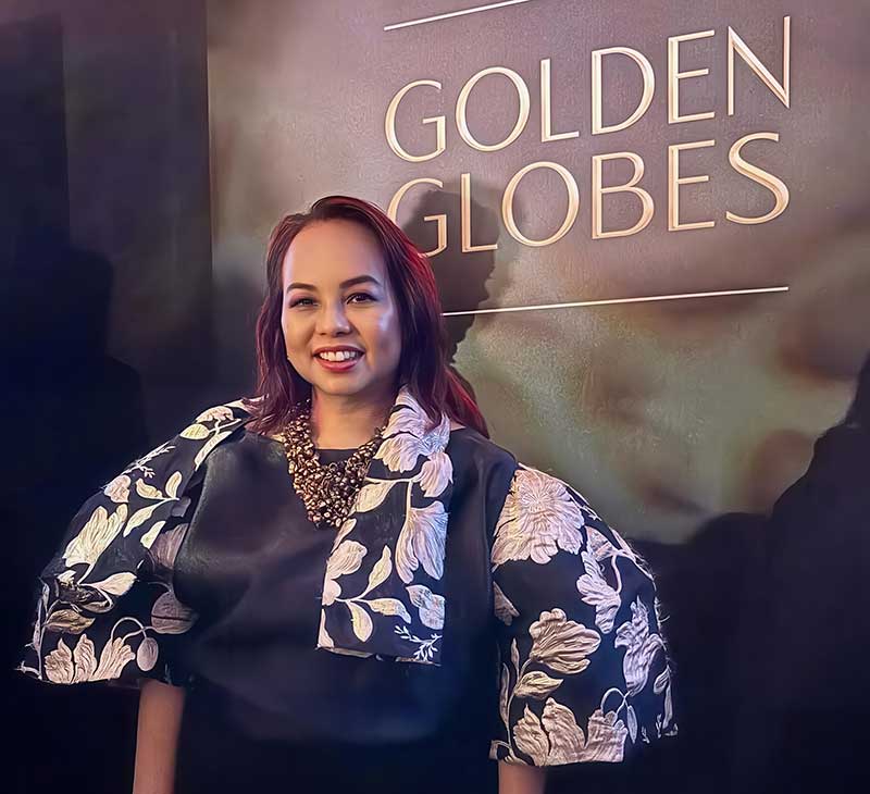 Janet Nepales at the Golden Globes Variety party during the 2025 Cannes Film Festival