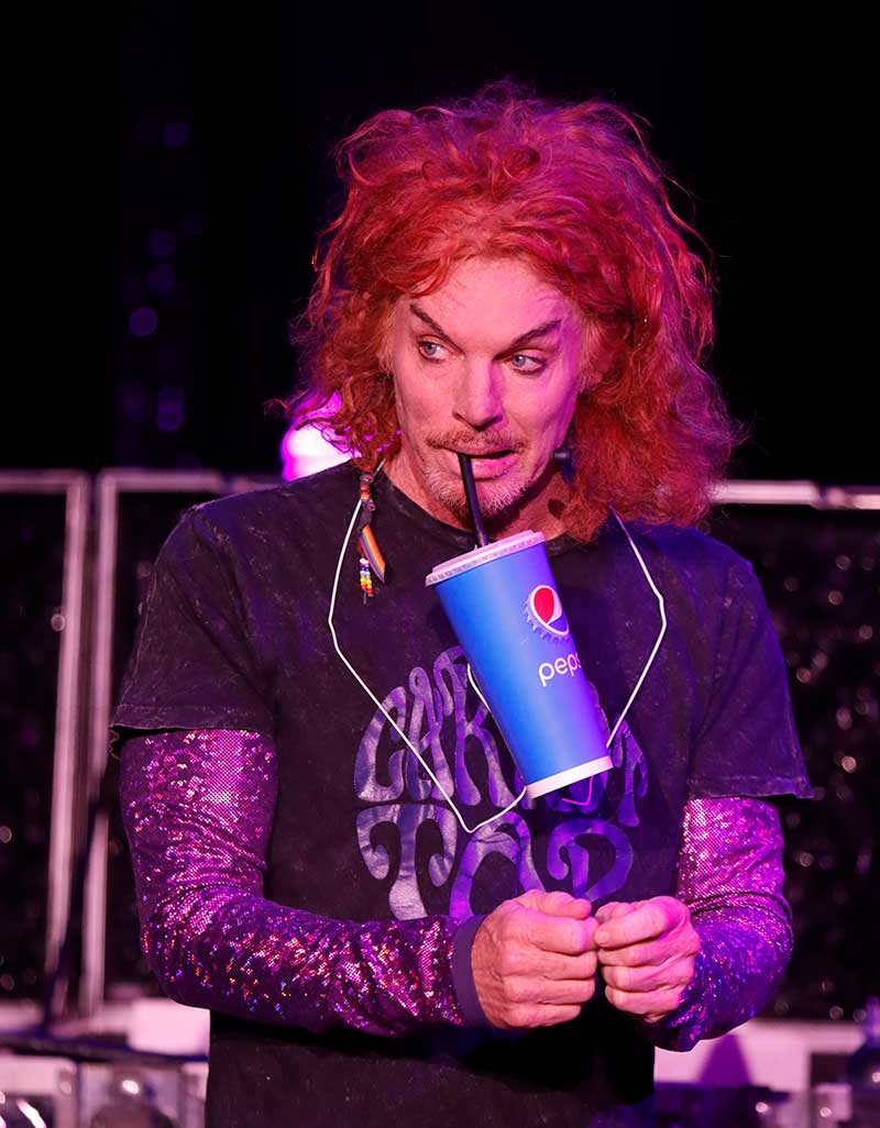 Carrot Top is constantly making new props for his show, giving repeat ticket holders something different to enjoy