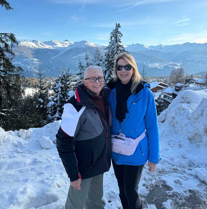 Scott & Elaine Harris at LeCrans