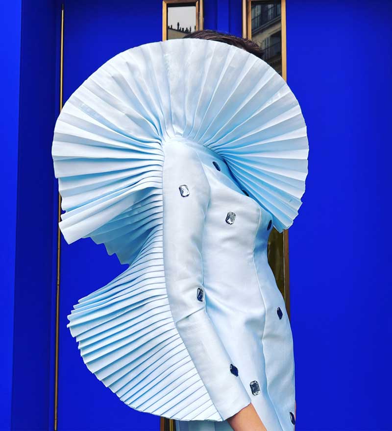 One of Puey Quiñones' high fashion creations