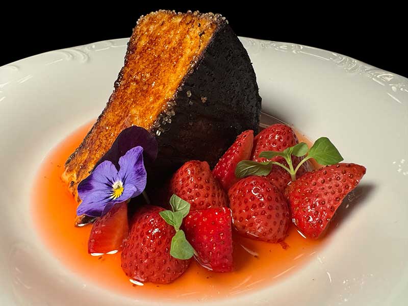 Bruléed Basque Cheesecake