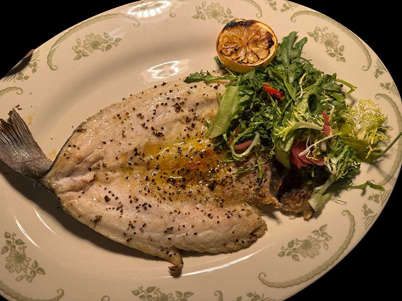 Mediterranean branzino