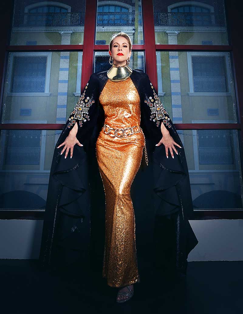 Designer: David Tupaz; Photography: Jaime Lim; Model: Naomi Parisette