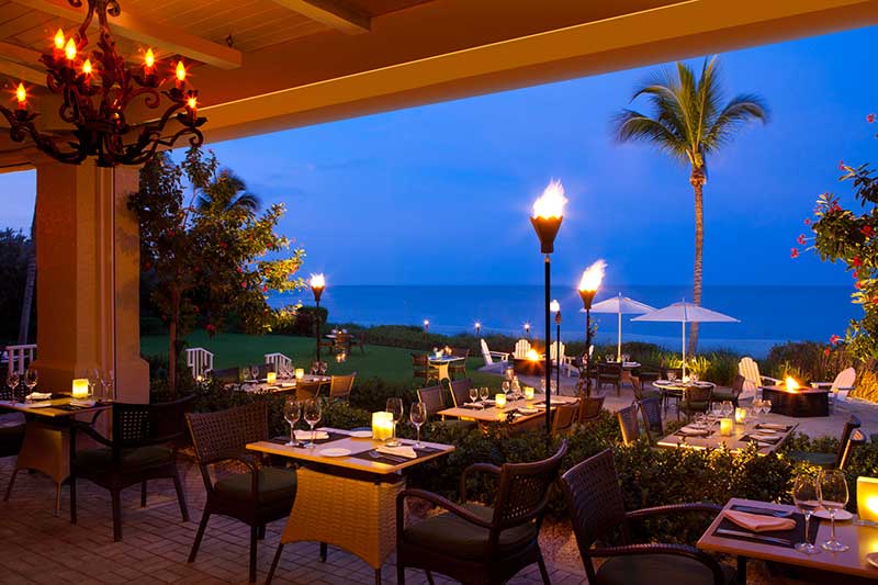 Photo of BALEEN patio courtesy of LaPlaya Beach & Golf Resort