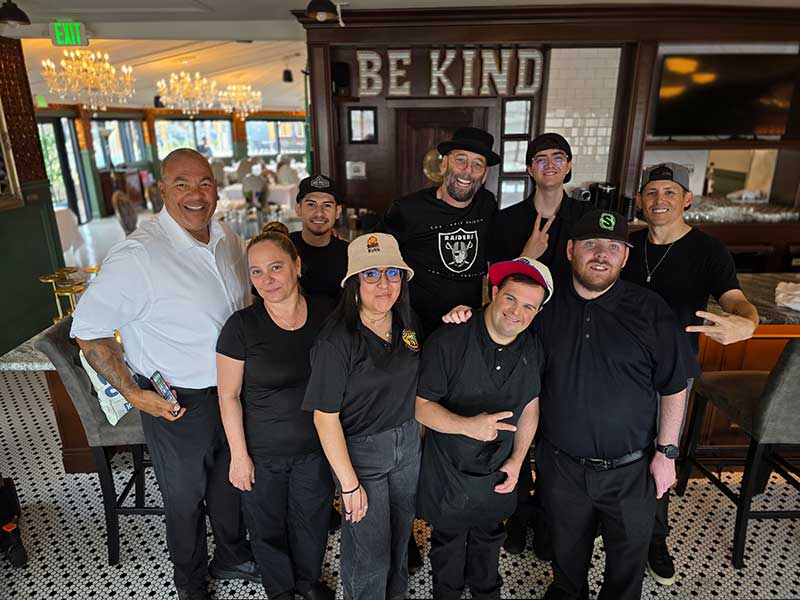 Part of the crew at Mae Daly's Fine Steaks & Whiskeys