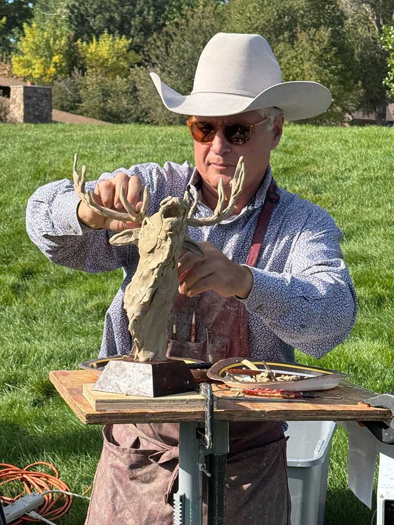 Quick Draw sculpture artist