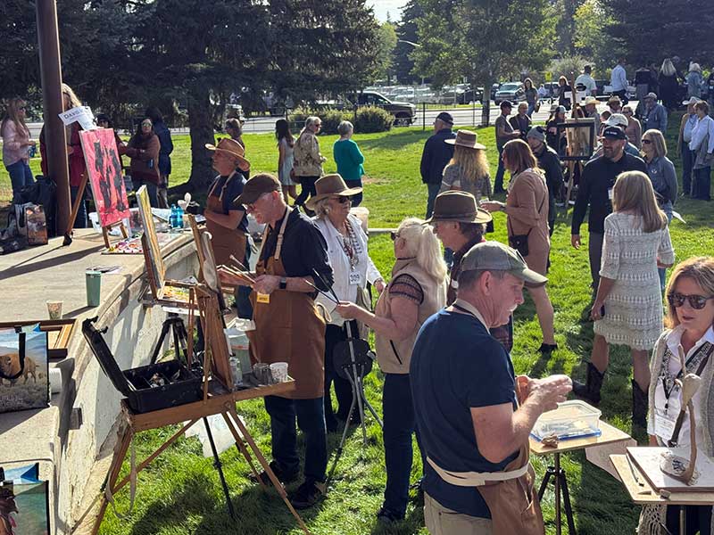 Quick Draw artists at work