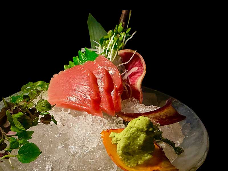 Bigeye tuna sashimi