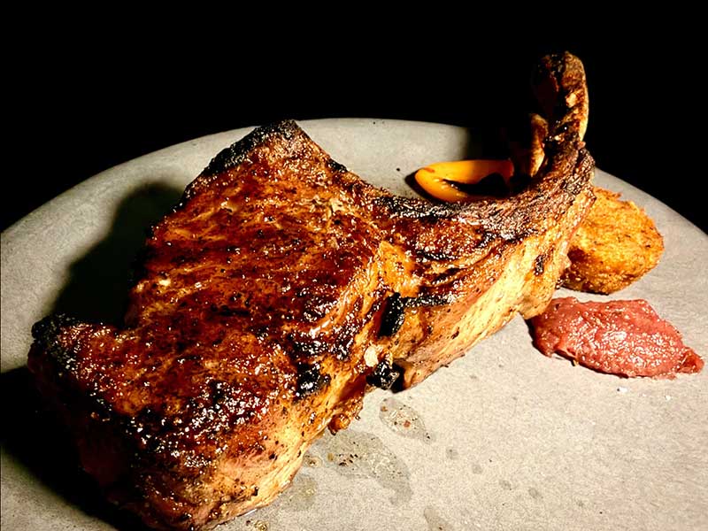 Berkshire pork tomahawk