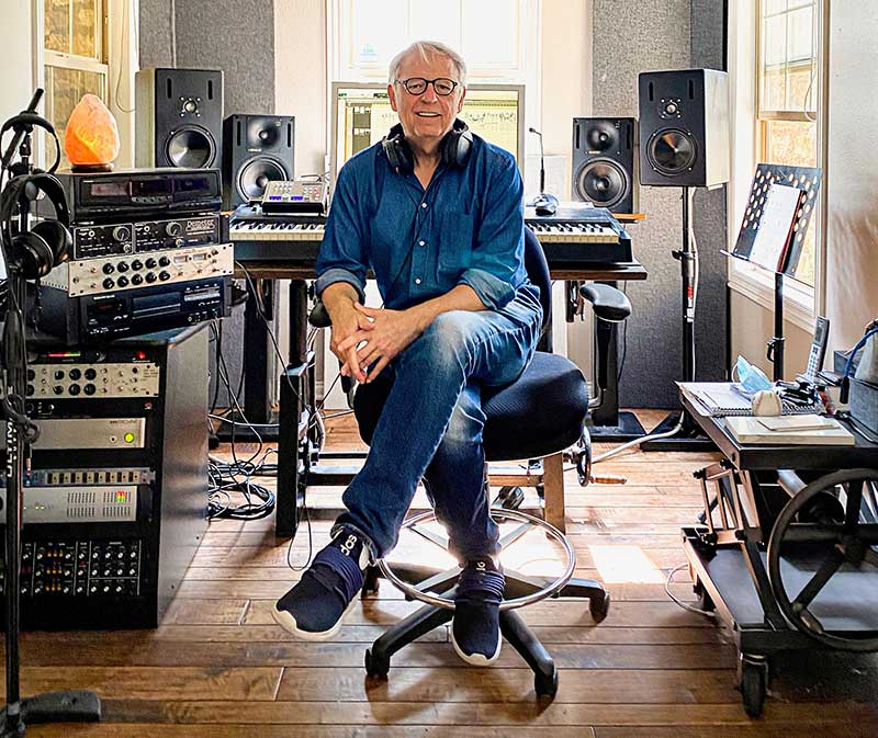 Producer John Parenti works in his Newport Coast, California, studio (Photo by Joni Parenti)