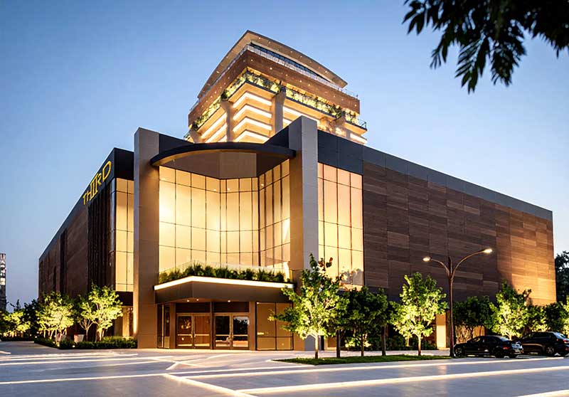 Exterior of 814 S. 3rd St. in the Las Vegas Arts District rendering by Alexia Chen