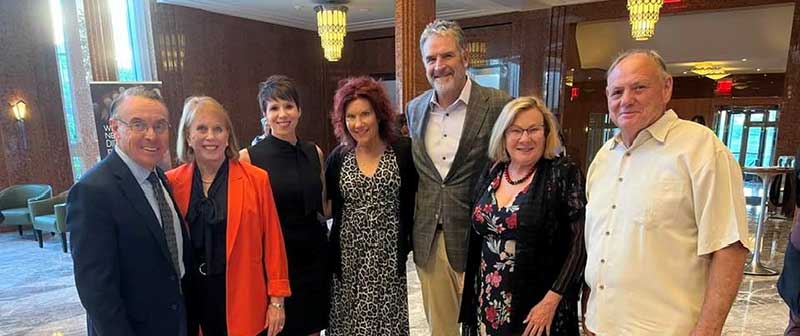 Alice Sauro, Executive Director of the Las Vegas Philharmonic, Sam Rudd, President and CEO of UWSN, and Don Snyder, Chairman of the Board of UWSN