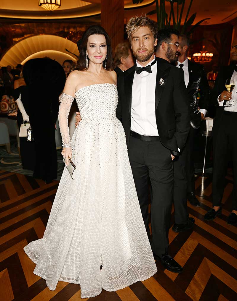 (L-R) Lisa Vanderpump, Lance Bass