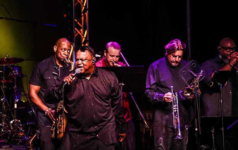 Procton Bonnell III and the horn section