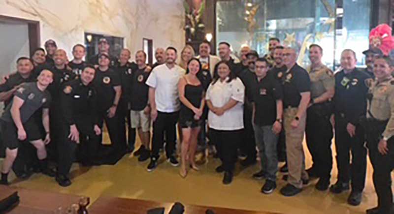 Teams, judges and supporters celebrate the culinary competition at Via Brasil Steakhouse Teams, judges and supporters celebrate the culinary competition at Via Brasil Steakhouse
