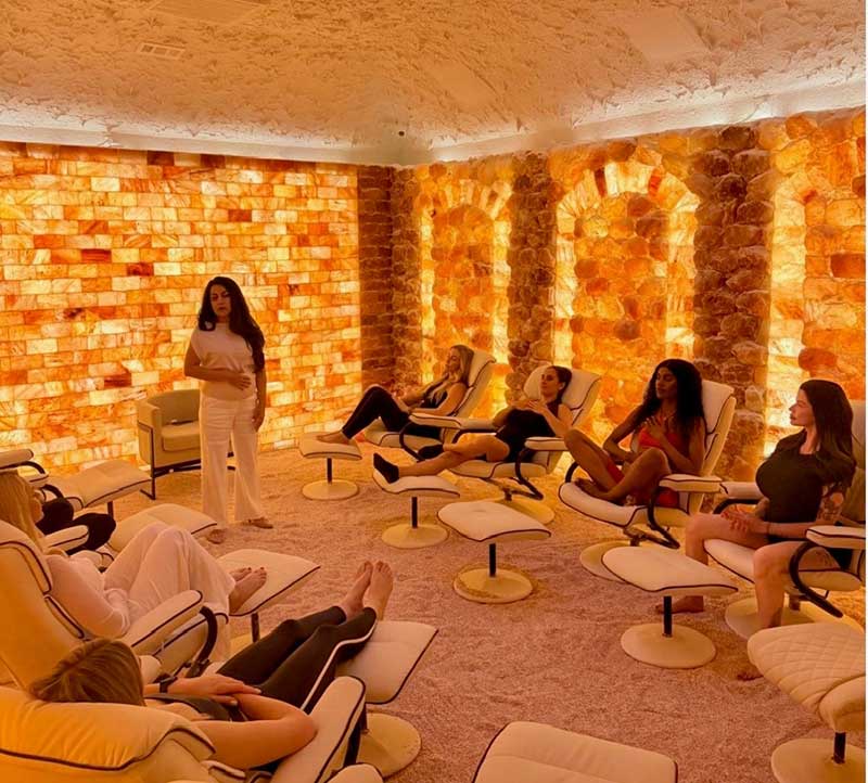 An evening of deep connection and empowerment at the exclusive Conscious Women's Circle hosted by Ava, held in the serene and intimate setting of the Salt Cave.