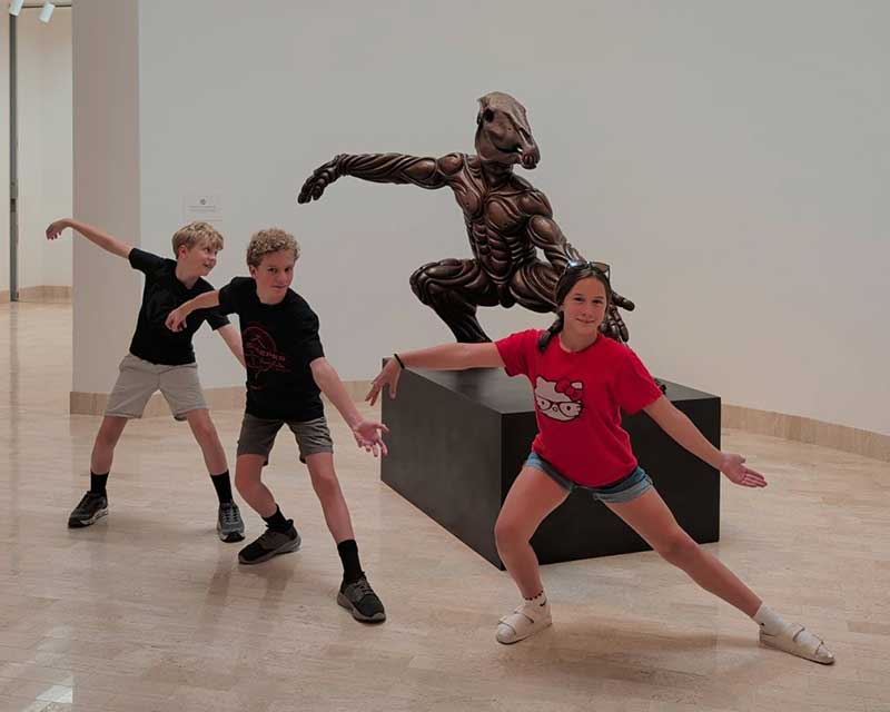 The Rita Deanin Abbey Art Museum is a natural destination for kids The Rita Deanin Abbey Art Museum is a natural destination for kids
