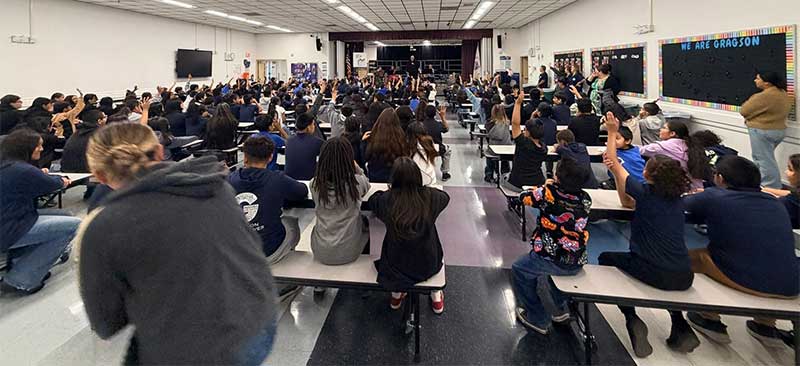 Title I students participate in JOI’s “Swingin’ Strings” program